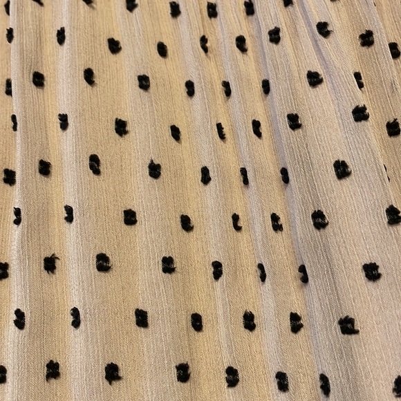 Max Studio Chiffon Polka Dot Short Sleeve Blouse size XL - Picture 12 of 12